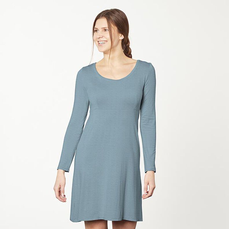 Medium Cotton Jersey Plain – dove blue,  image number 6