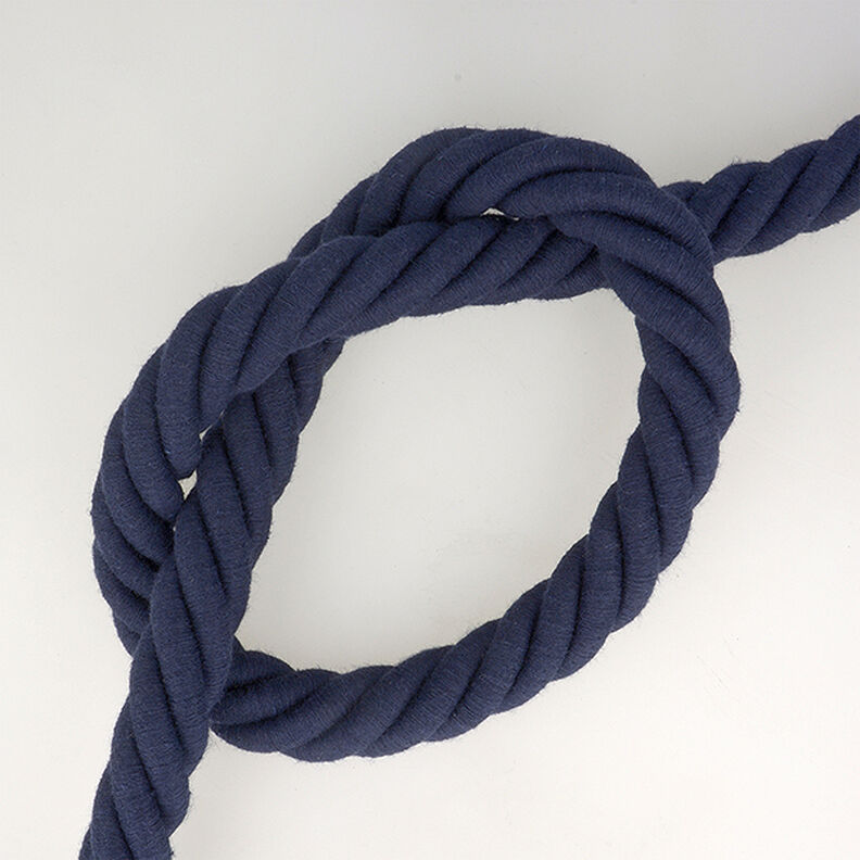 Cotton cord  – navy blue,  image number 1