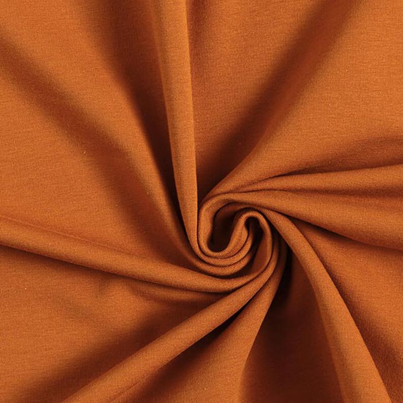 Light Cotton Sweatshirt Fabric Plain – caramel,  image number 1