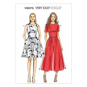 Misses/Misses Petite Dress / Jumpsuit, Vogue V9075, 