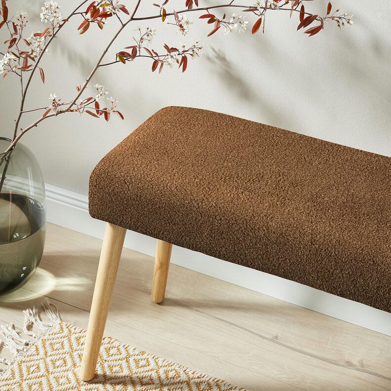 Upholstery Fabric Teddy soft – mocca,  image number 5