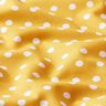 Cotton Poplin Large Dots – mustard/white,  thumbnail number 2