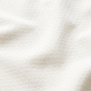 Decor Fabric Jacquard Small Diamonds – offwhite, 