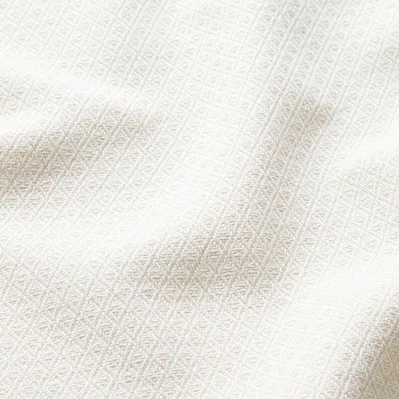 Decor Fabric Jacquard Small Diamonds – offwhite, image number 2