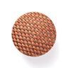 Covered Button - Outdoor Decor Fabric Agora Bruma - terracotta,  thumbnail number 1