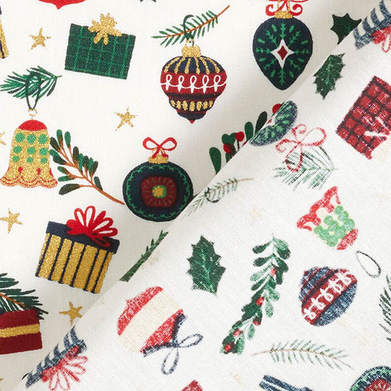 Cotton Poplin Gifts – offwhite/gold, image number 4