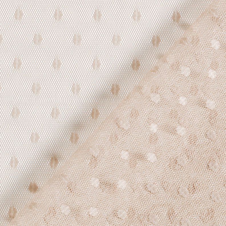 Dots soft mesh – taupe,  image number 5
