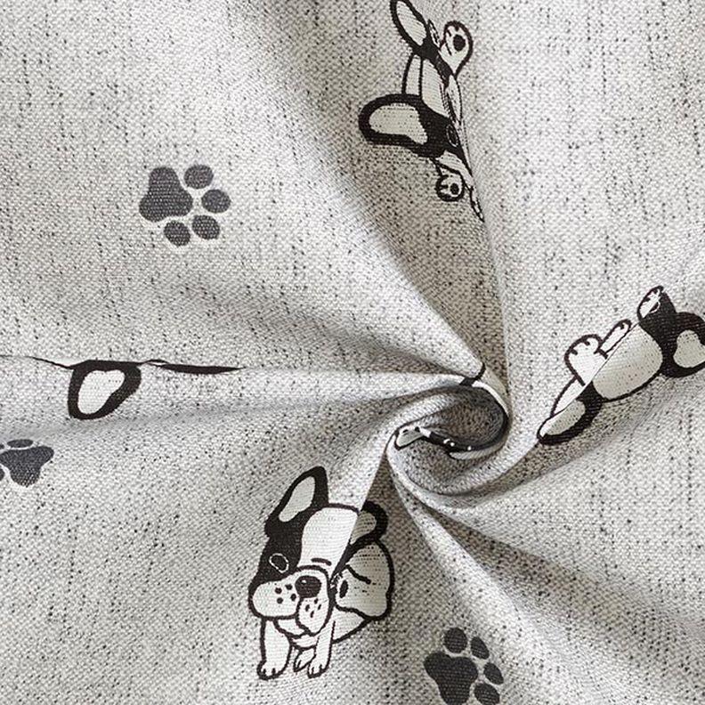 Decor Fabric Canvas Bulldog – grey,  image number 3