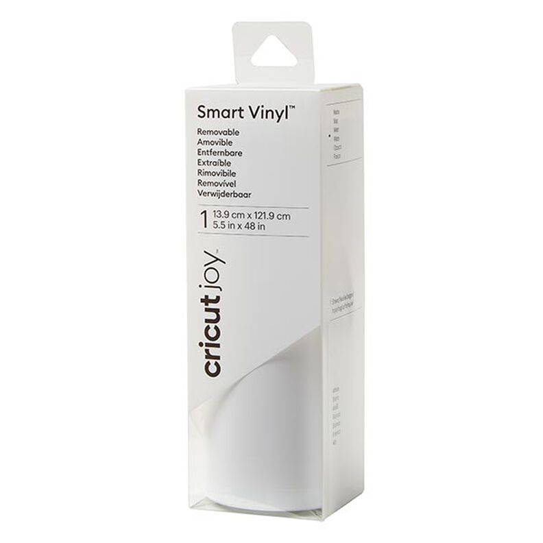 Cricut Joy Matte Smart Vinyl [ 13,9 x 121,9 cm ] – white,  image number 1