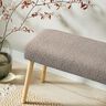Teddy fur upholstery fabric – dark beige,  thumbnail number 7
