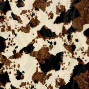 Imitation Fur Cow – brown/white, 