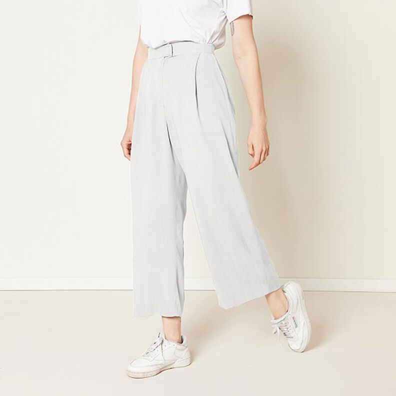 Viscose Linen Blend Plain – offwhite,  image number 5