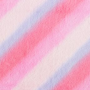 Faux Fur diagonal gradient – pink/mauve, 