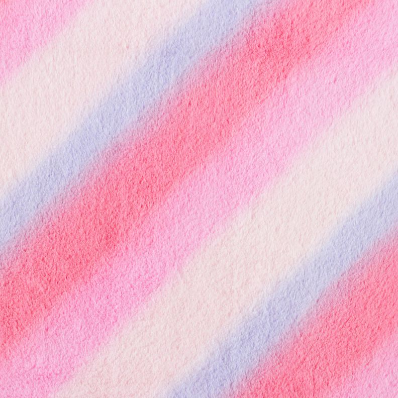 Faux Fur diagonal gradient – pink/mauve,  image number 1