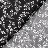 Viscose fabric berry branches – black,  thumbnail number 4