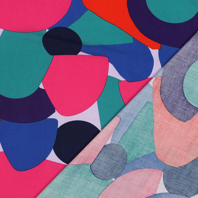 LENZING™ ECOVERO™ viscose fabric  Rockpool | Nerida Hansen – lavender/petrol,  image number 4