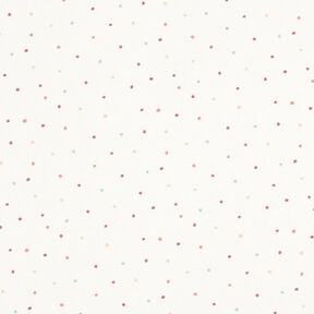 Cotton Jersey colourful dots – offwhite, 