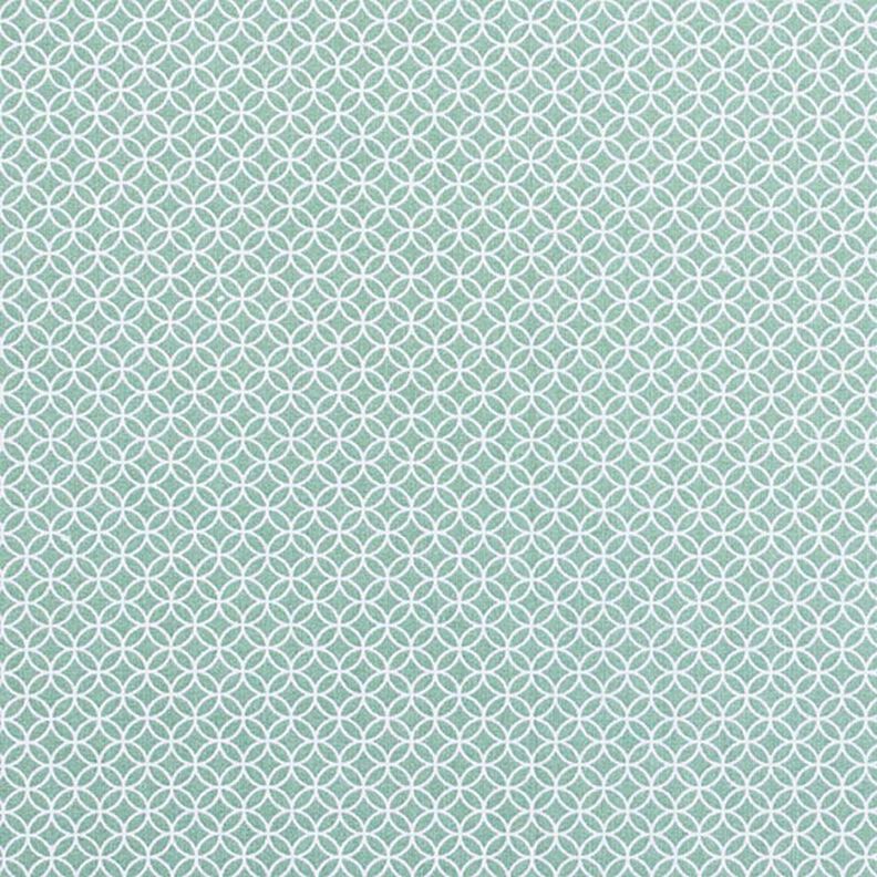 Cotton Cretonne small tile motif – light green,  image number 1