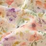 Watercolour sea of blooms digital print dobby viscose fabric – ivory/lavender,  thumbnail number 2