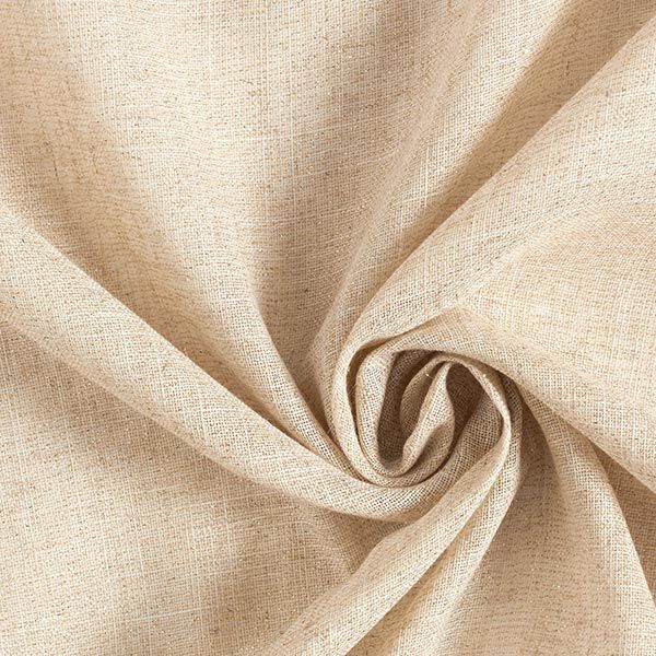 Decor Fabric Voile Lurex – natural/gold,  image number 1