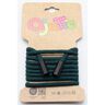 Cotton cord Incl. Cord End [1,15 m | Ø 5mm] – dark green,  thumbnail number 1