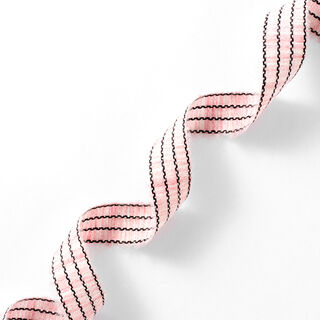 Webbing Mottled Stripes [27 mm] – pink/black, 