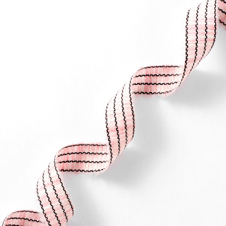 Webbing Mottled Stripes [27 mm] – pink/black,  image number 1