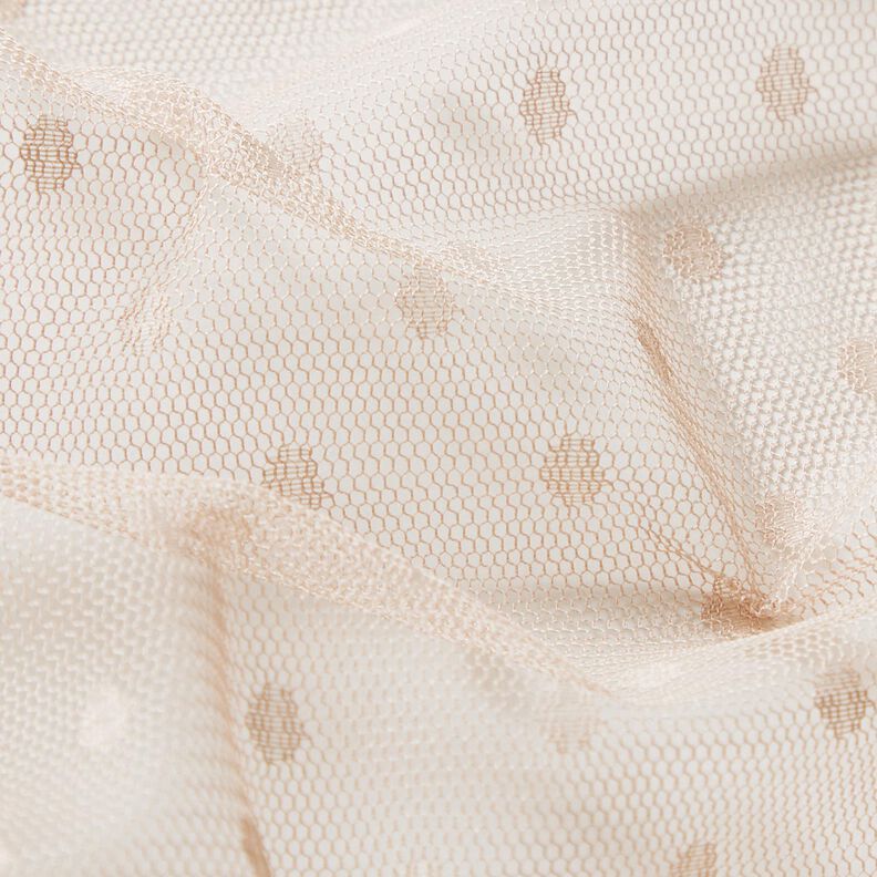 Dots soft mesh – taupe,  image number 3