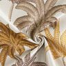 Decor Fabric Jacquard shimmering palm trees – silver grey/mustard,  thumbnail number 3