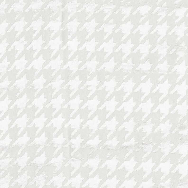 Jacquard pepita fabric – white,  image number 1