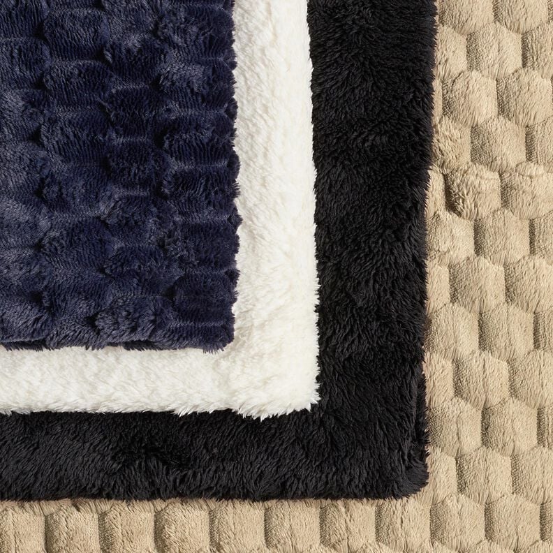 Faux Fur Honeycomb – anemone, image number 5