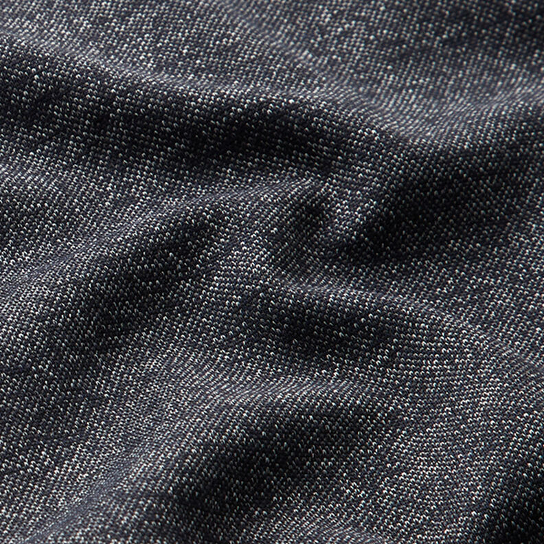 Mottled Piqué Jersey – midnight blue,  image number 2