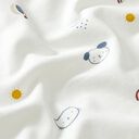 Cotton Jersey dogs and cats – offwhite, 