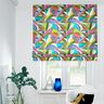 Decor Fabric Half Panama tropical leaves – orange/dark green,  thumbnail number 5