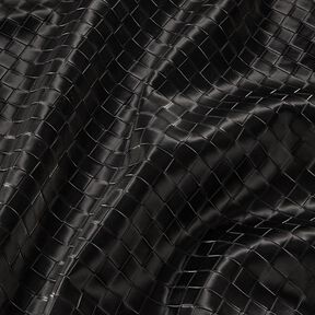 Imitation Leather Braided | Katia Fabrics – black, 