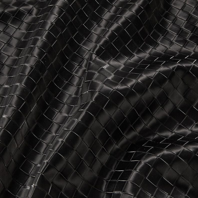 Imitation Leather Braided | Katia Fabrics – black, image number 2