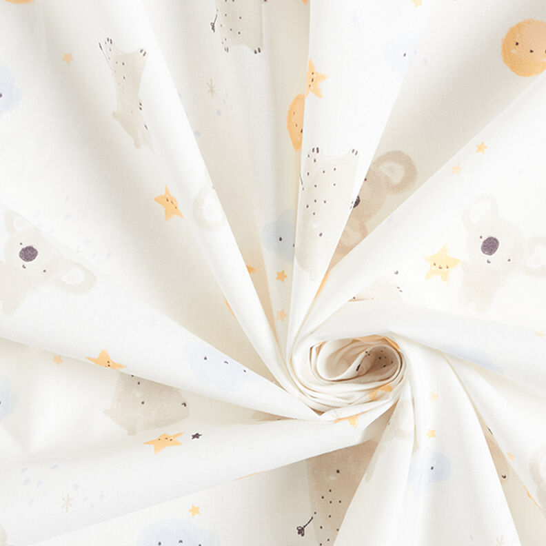 Cotton Poplin The gift of a star – offwhite,  image number 3