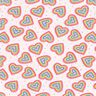 Cotton Jersey Colourful Hearts – offwhite,  thumbnail number 1