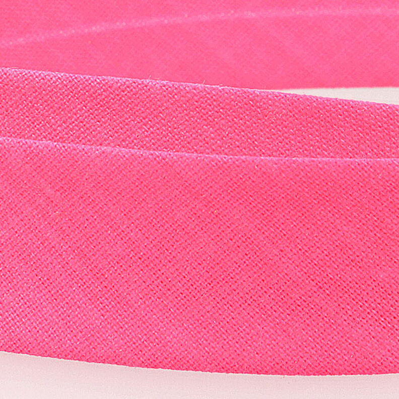 Bias binding Polycotton [20 mm] – neon pink,  image number 2