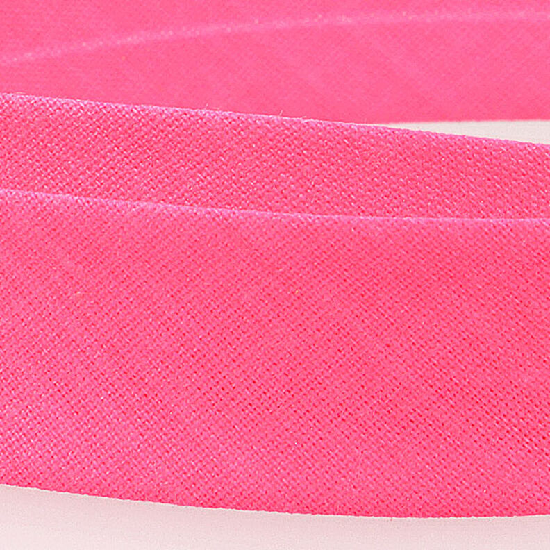Bias binding Polycotton [20 mm] – neon pink,  image number 2