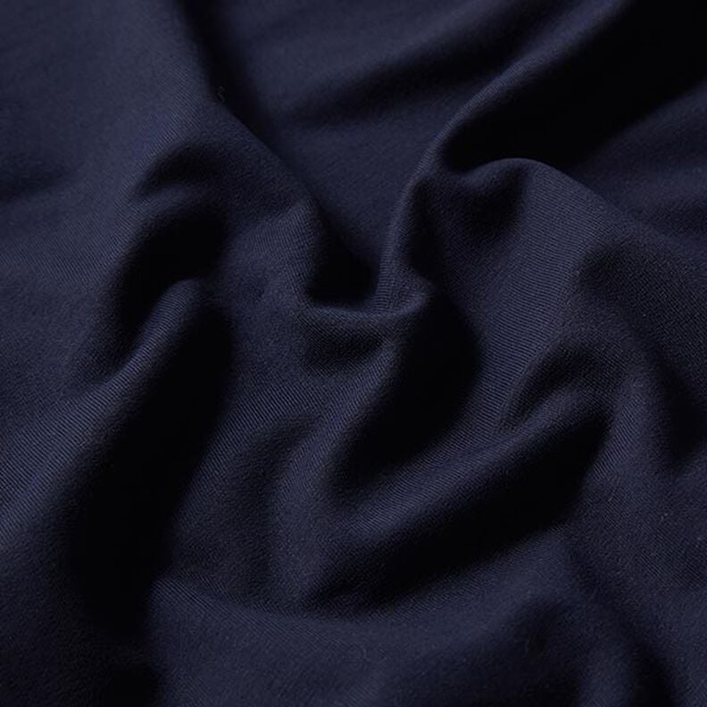 Light Cotton Sweatshirt Fabric Plain – midnight blue,  image number 2