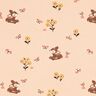 Cotton Jersey fawn in the flower meadow Digital Print – light beige,  thumbnail number 1