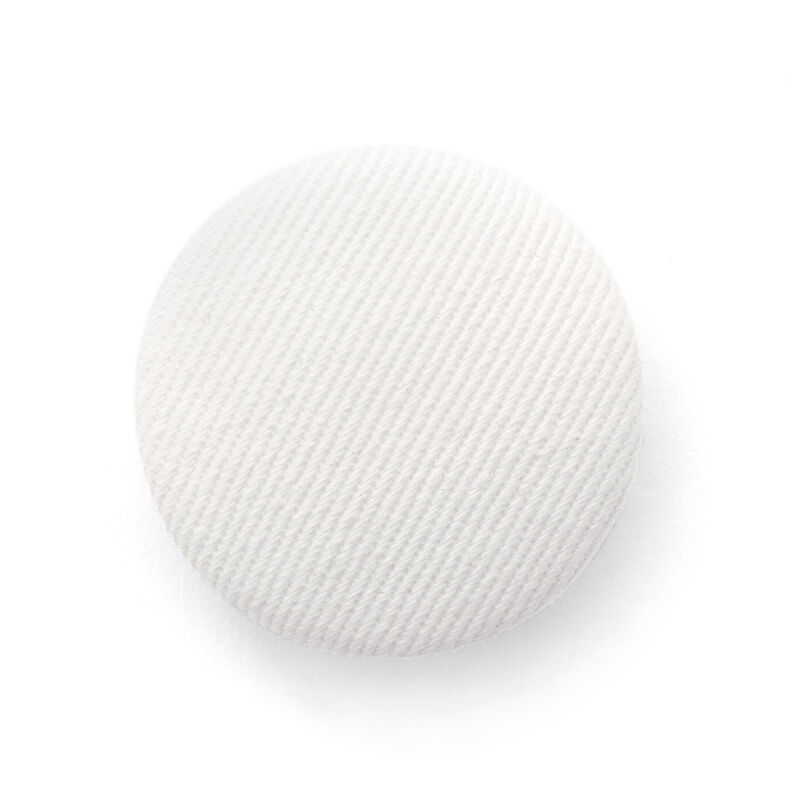 Covered button, Cotton Twill – offwhite,  image number 1