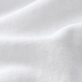 Lightweight linen blend pre-washed – white, 