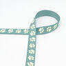 Reflective woven tape Dog leash Paws [20 mm] – sage,  thumbnail number 2