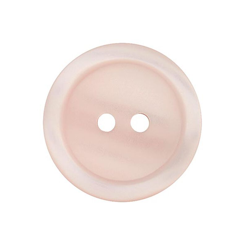 Basic 2-Hole Plastic Button - rosé,  image number 1