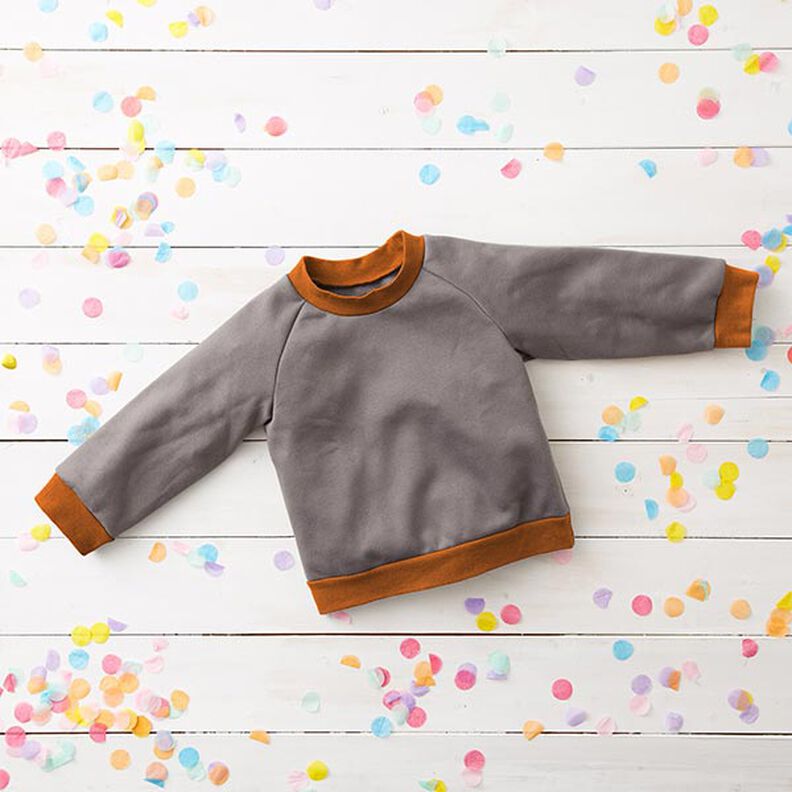 Cuffing Fabric Plain – caramel | Remnant 100cm,  image number 6