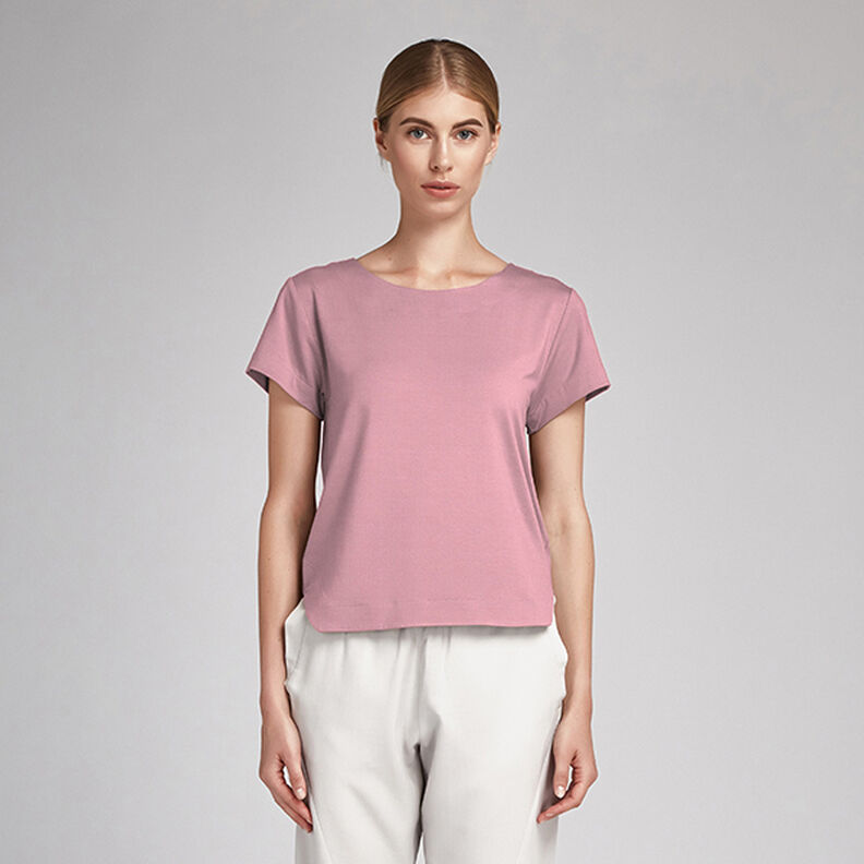 Cotton Poplin Plain – dusky pink,  image number 5