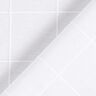Decorative fabric, chequered grid, recycled – white,  thumbnail number 3