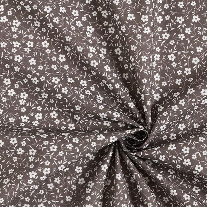 Millefleur Cotton Poplin – dark taupe,  image number 3